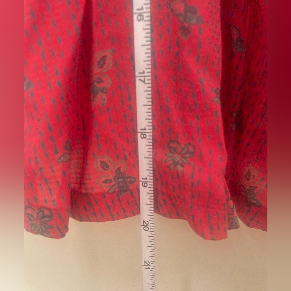 Bohemian oversized Free People Peasant Blouse xs - Picture 4 of 12